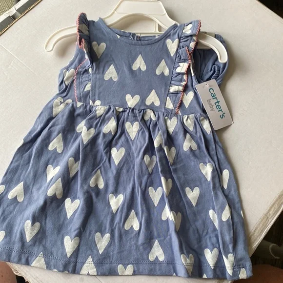 Carter's | Dresses | Carters Heart Dress New | Poshmark